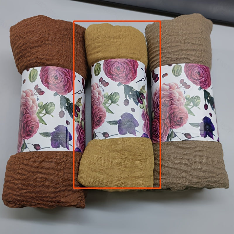 3 ta minimalistik pufli pleatli hijablar to'liq ranglar nafas oladigan kundalik sharflar