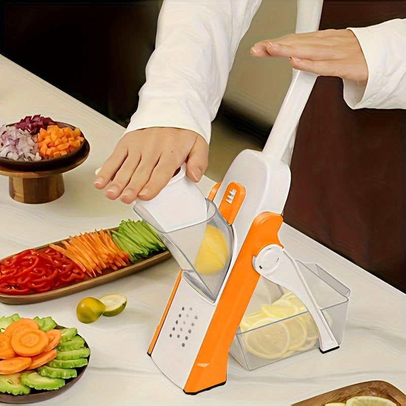 Adjustable Vegetable Chopper Kitchen Slicer Dicer Stainless Steel Blade