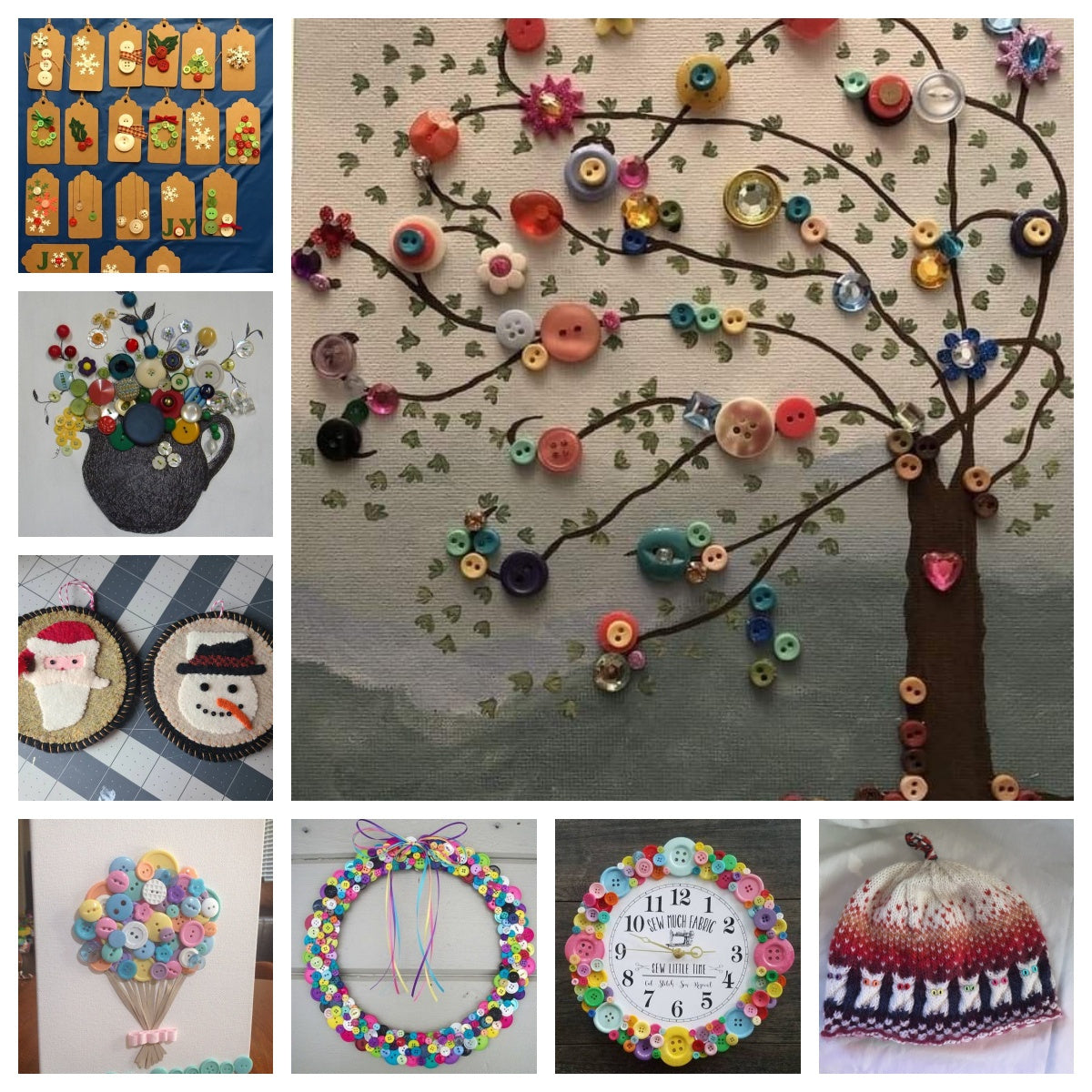 Set of 100 Mini Heart Buttons 6mm for Crafts and Doll Outfits in Assorted Colors