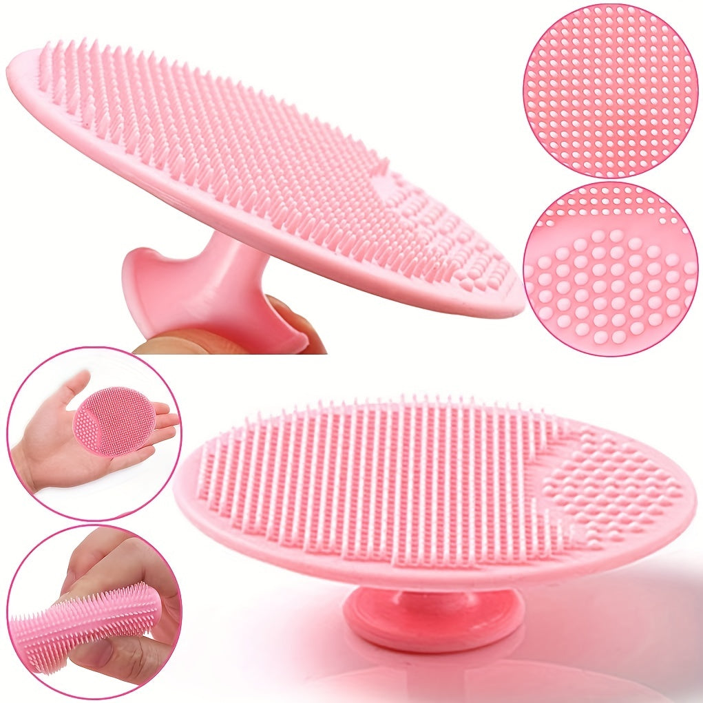 Baby Bath Brush Silicone Massage Scrubber for Dry Skin and Eczema Relief