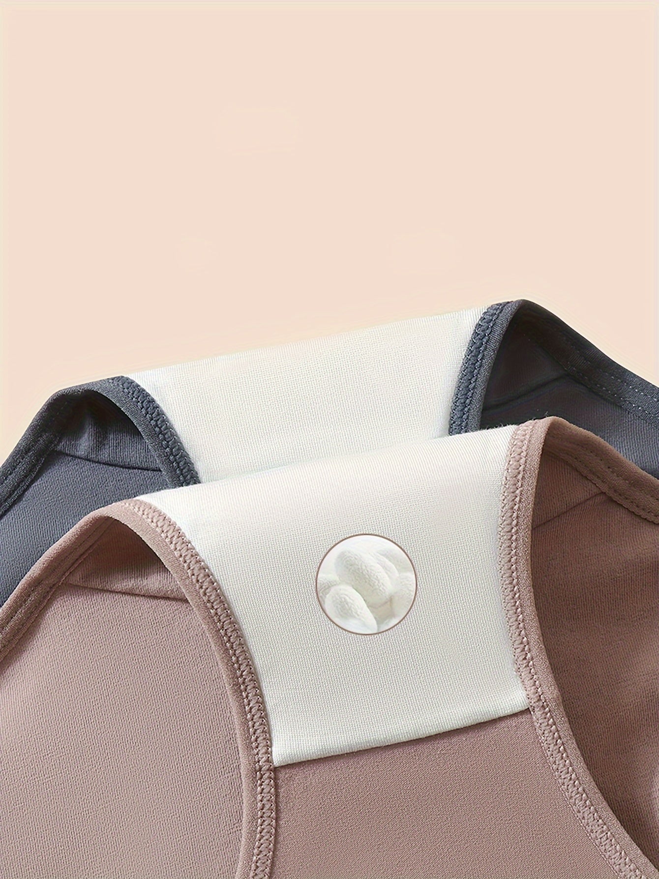 Women's High Waist Seamless Briefs 4-Pack Breathable Cotton Elastane Underwear