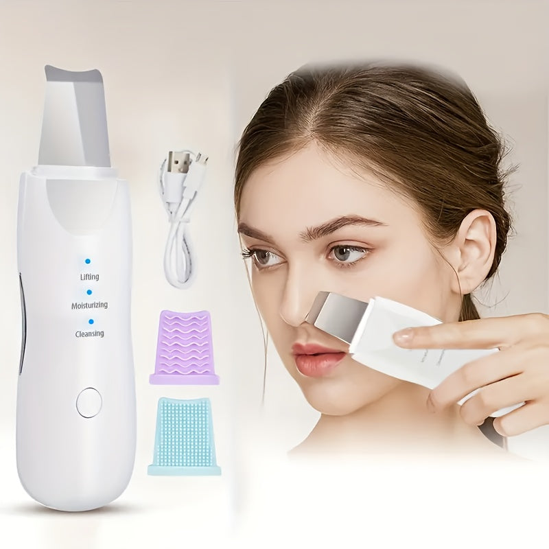 Facial Cleansing Device with 3 Modes USB Rechargeable for Women Skin Care Beauty Tool