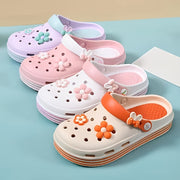 Women's EVA Garden Sandals, Thick-Soled, Anti-Slip, Spring/Summer Trendy