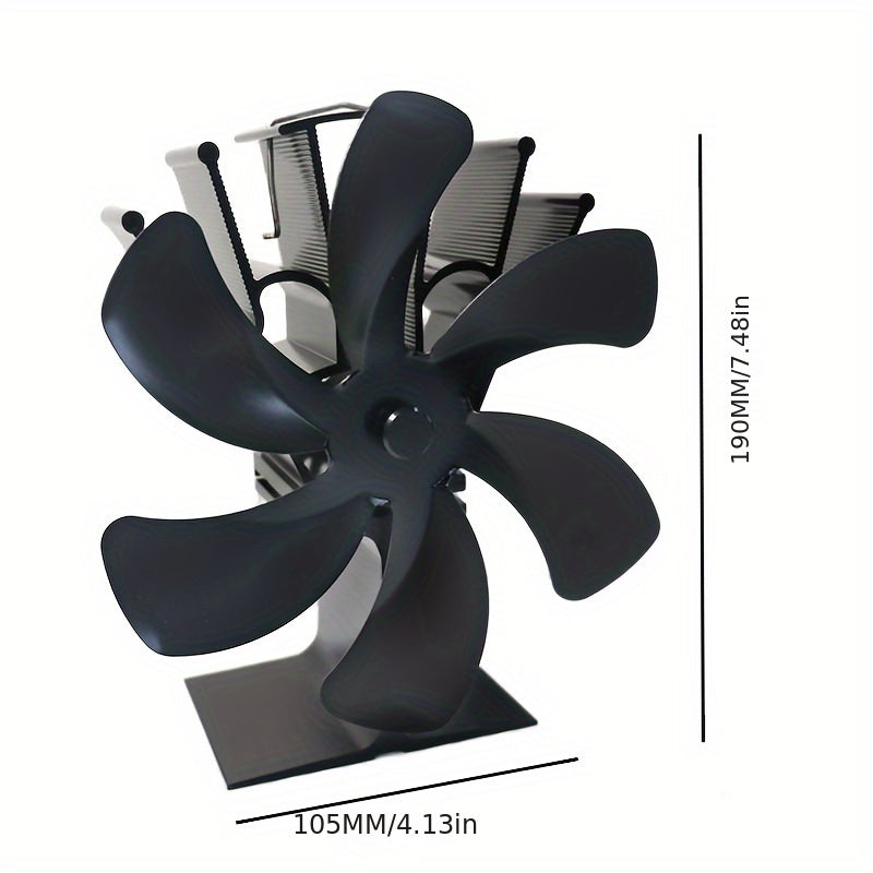 Wood Stove Fan Thermoelectric Fireplace Fan for Fall Winter Heating