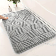 Thickened Absorbent Bathroom Mat Non-Slip Bathtub Rug Home Entryway Carpet