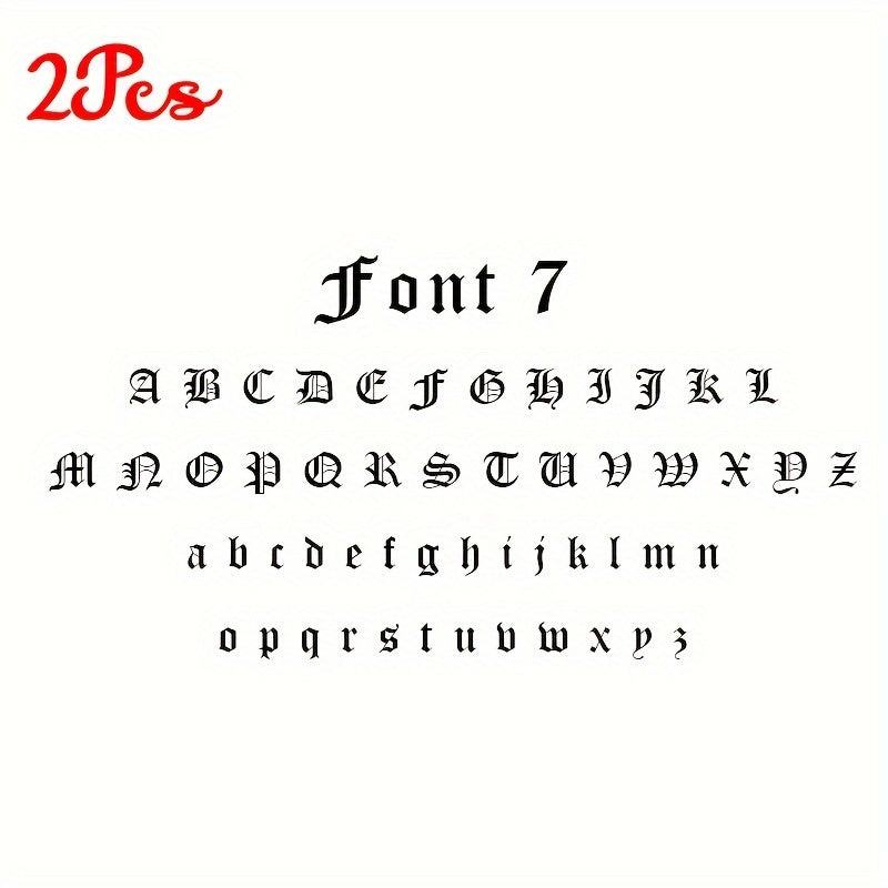 Set of 2 Personalized Initials Cufflinks for Men Elegant Letter Gift for Him