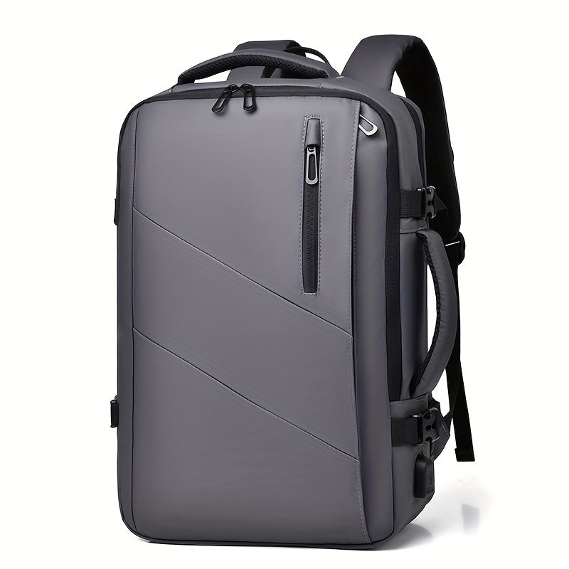 Multi-Functional Outdoor Travel Backpack with Laptop Compartment and Trolley Sleeve