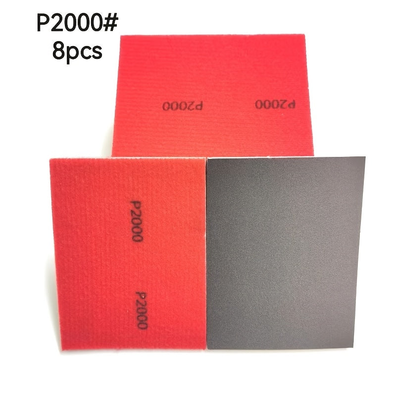 8/18 Yaxshi qumli shimgichlar taxtalar uchun yog'och, metall, quruq, ho'l, maydalash 400-3000 Grit