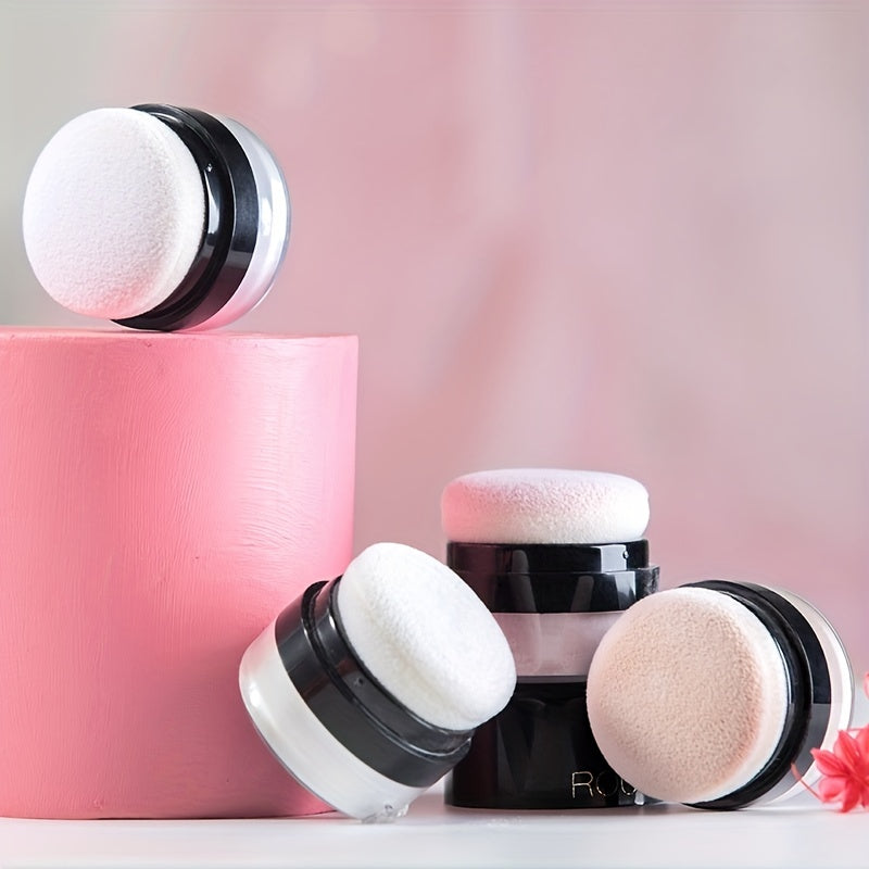 Base de maquillaje en polvo suelto de larga duración, control de aceite, resistente al agua y corrector