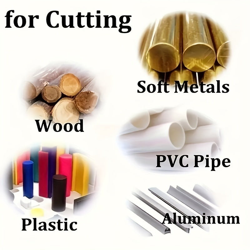 Set of 7/8 High Speed Steel Cutting Blades for Woodworking Plastic Metal