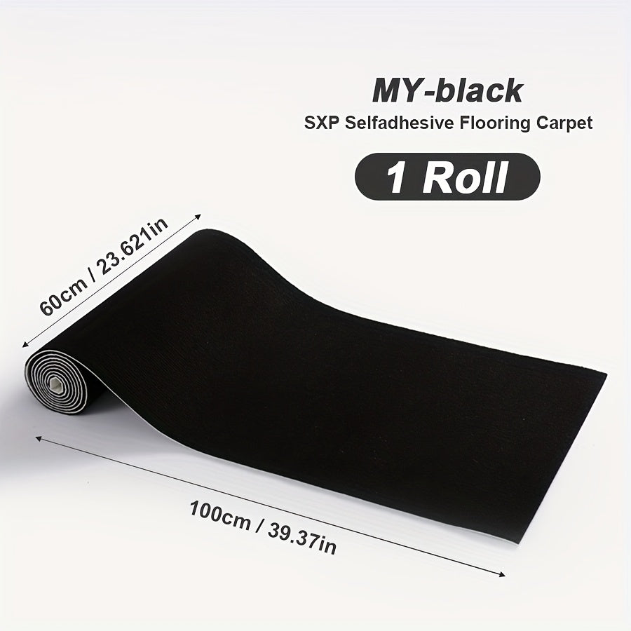 Self-Adhesive Carpet Roll for Bedroom Living Room Bathroom Door Stair Pet Non-Slip Thickened Decorative Mat