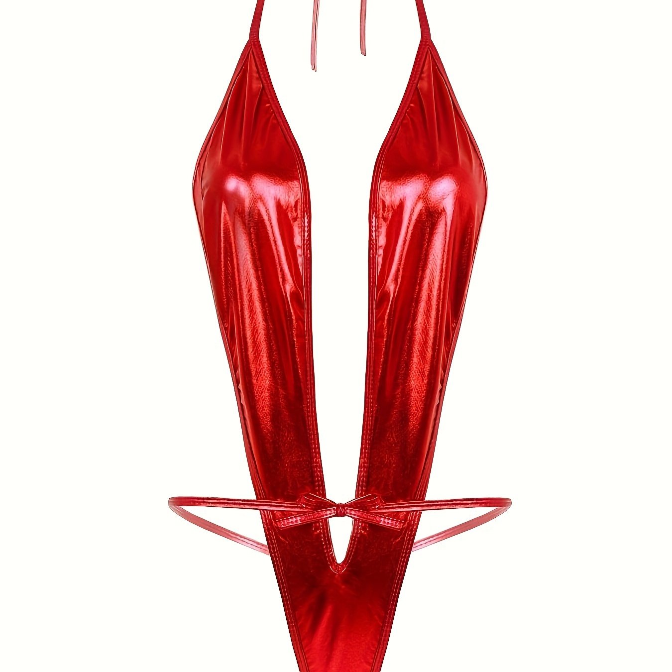 Women's Seductive Solid Bodysuit for Women Black Lace Stretch Fabric