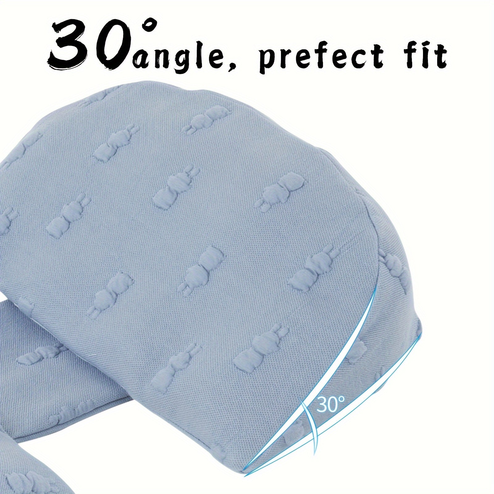 Almohada de apoyo para embarazo de cuerpo completo con funda removible para comodidad durante el embarazo