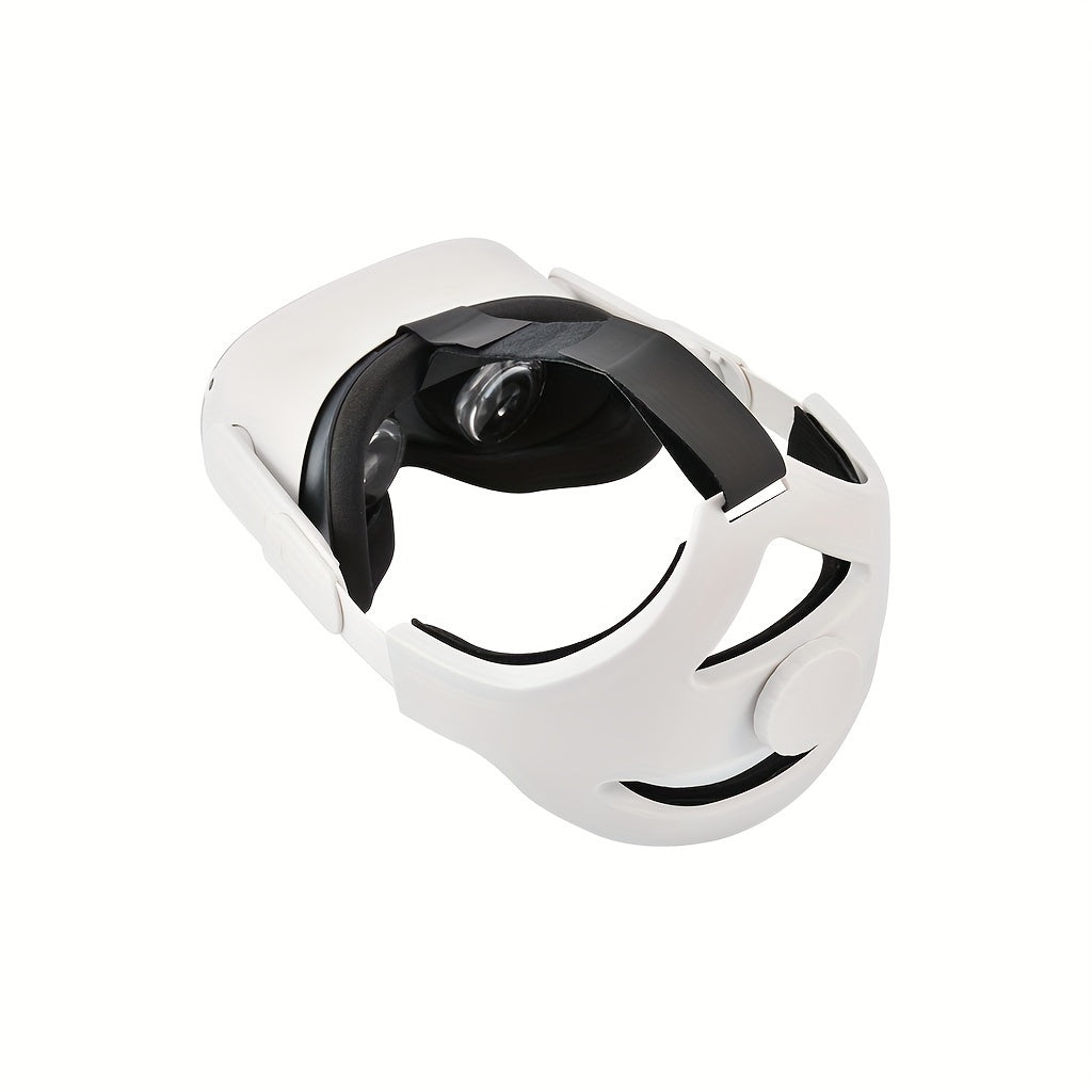 Ergonomic VR Head Strap for Quest 2 Adjustable Support Foam Cushion Durable ABS