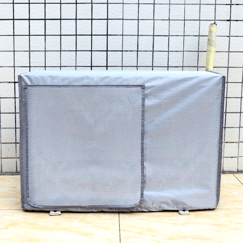 Outdoor Air Conditioner Cover Double Layer Durable Weatherproof Cube-Shaped
