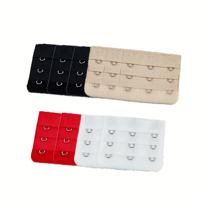 10 Pcs Adjustable Bra Strap Extenders with 3 Hooks for Women Lingerie