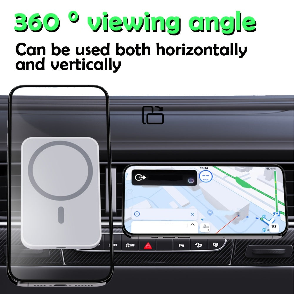Wireless Car Charger 15W Fast Charging USB Wireless Charging Mount