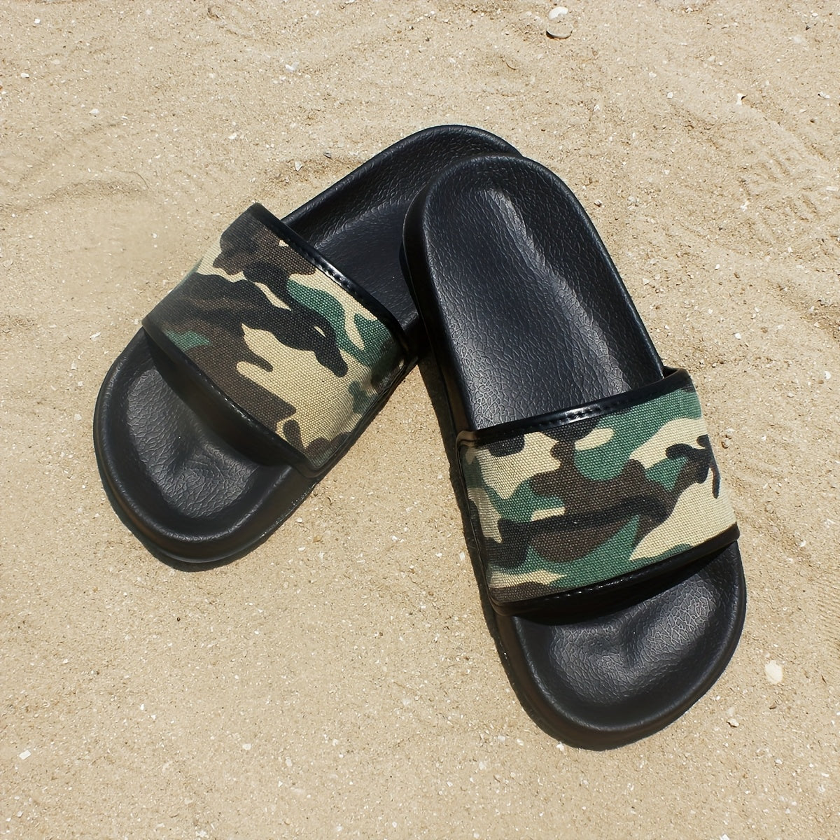 Camouflage Slippers Men Anti-Slip EVA Open Toe Indoor Outdoor Shoes