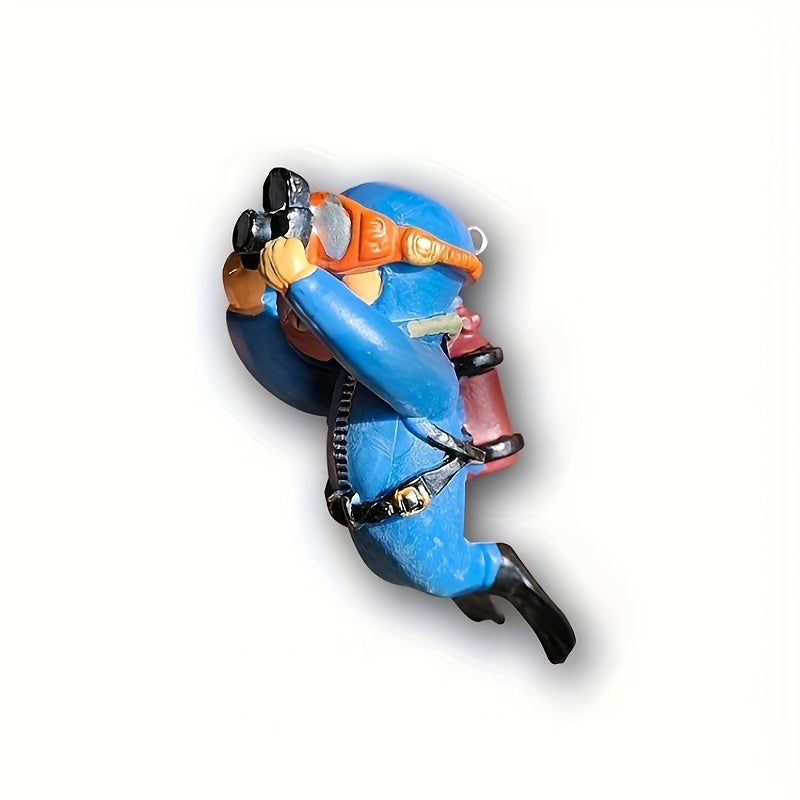 Diving Action Figure Aquarium Ornament Plastic Fish Tank Decor