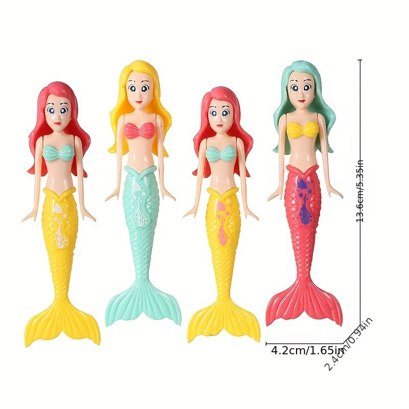 Children's Pool Toy Set with Underwater Swim Games PVC Beach Dive Sticks Rings and Treasure Toys