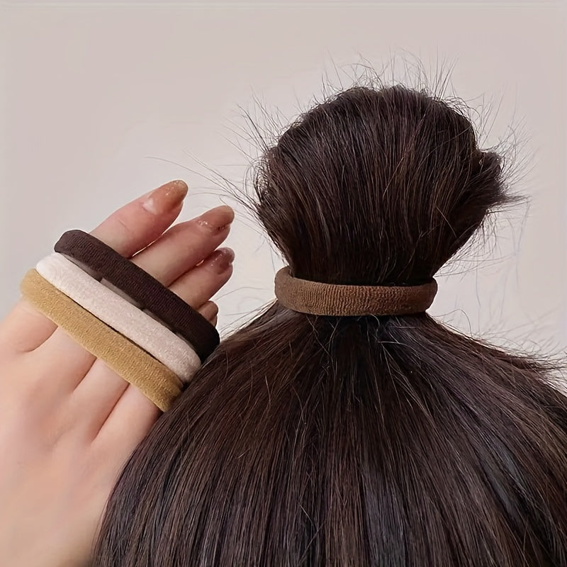 French Style Hair Rings Set for Women Thick Elastic Hair Ropes Graduation Gift