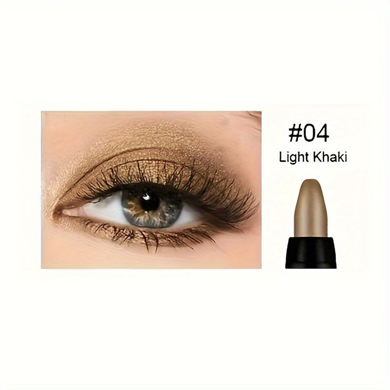 Long-Lasting Shimmering Eyeshadow Stick with Waterproof Formula and Plant Squalane