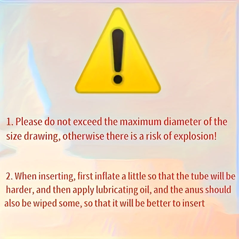 Inflatable Silicone Anal Butt Plug Couples Adult Sex Toy Expandable