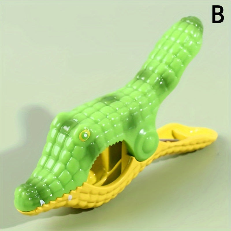 Pinza de toalla de playa de plástico con diseño de peces tropicales, duradera, para tumbonas y viajes