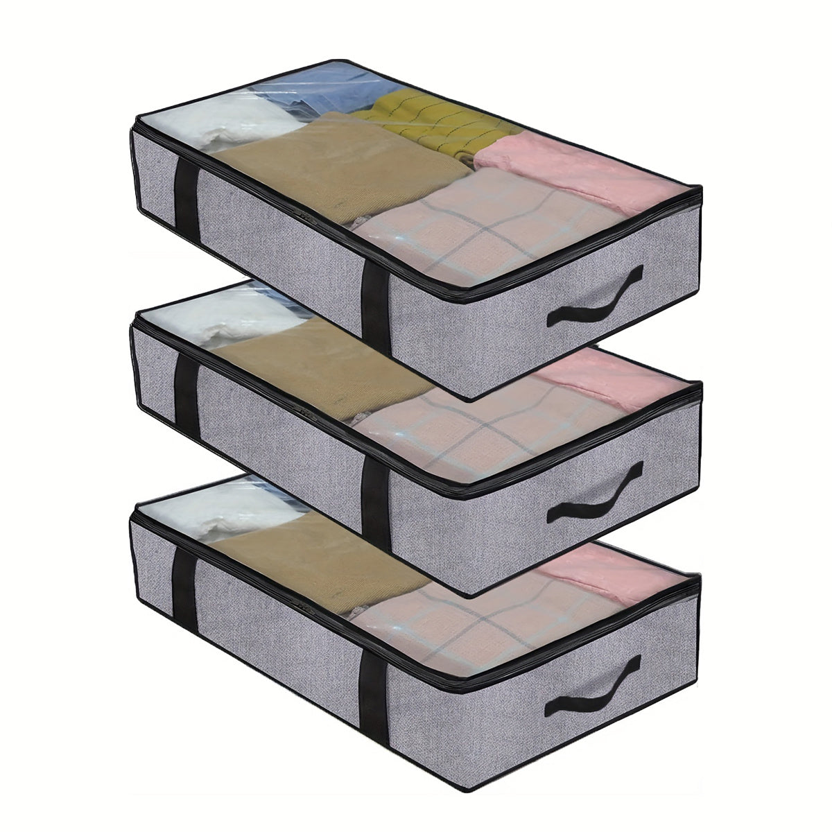 Collapsible Quilt Storage Bag Moisture-Proof Dust-Proof Organizer for Holiday Use