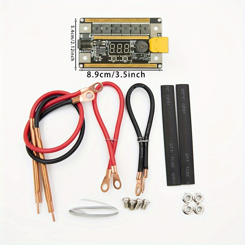 Kit de soldador por puntos con control digital de potencia ajustable para láminas de níquel