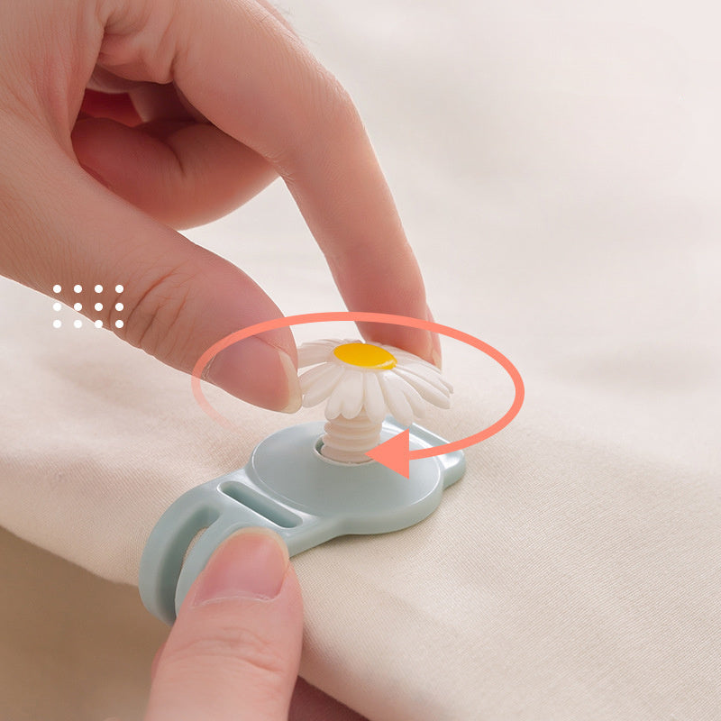 No-Needle Anti-Slip Quilt Cover Clamp for Household Quilt Fixer Clips