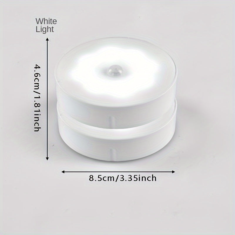 Smart Motion Sensor LED Night Lights USB Rechargeable for Bedroom Stairs Dorm