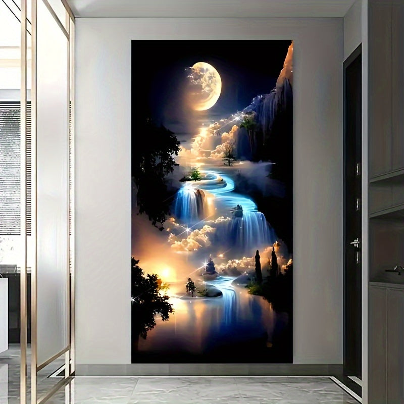 Zamonaviy abstrakt plakatlar va bosma, galereya, yotoqxona, ofis va yashash xonasi uchun moyli rasm devor bezaklari. Ramkasiz.