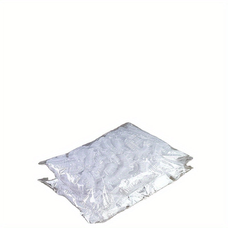 100 Pieces Food Covers Reusable Leak-Proof Dust-Proof Elastic Plastic for Fruits and Food Storage