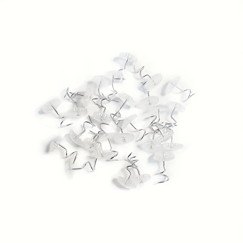 Clear Sofa Cushion Retainer Twist Nails Set of 20 or 50 Transparent Anti-Slip Gripper Pins