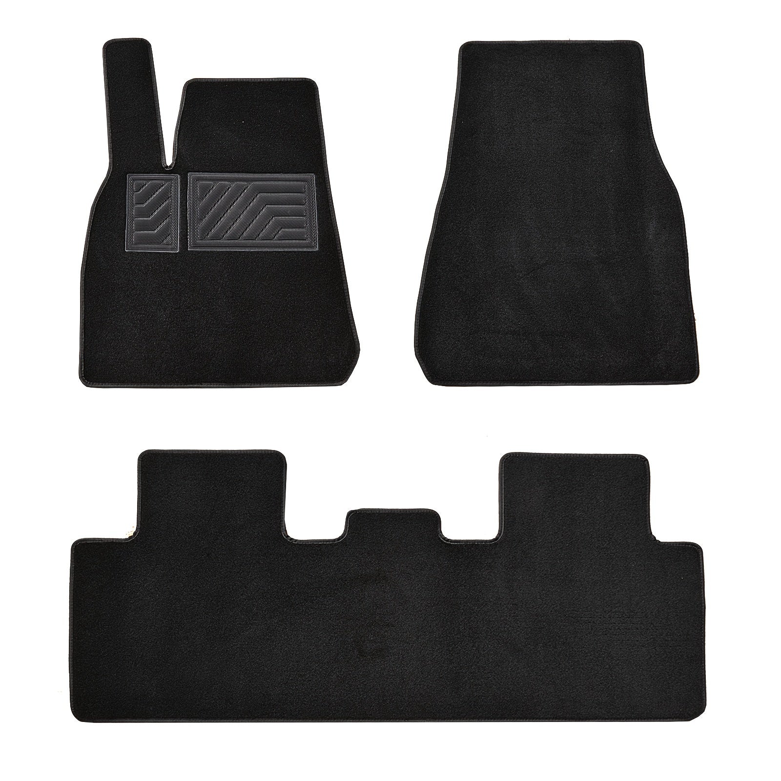 Car Floor Mats All-Weather Anti-Slip Carpet Set for Model Y Rear Front
