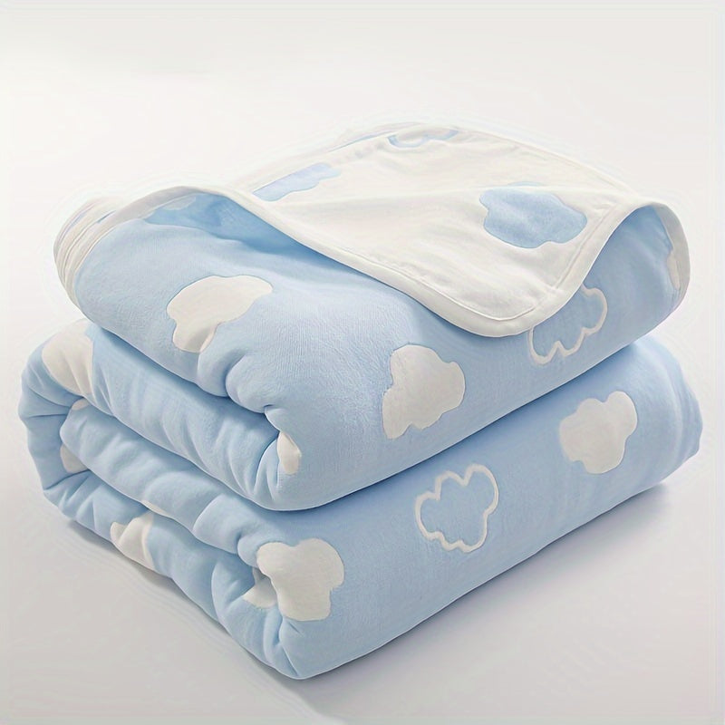 Toalla de bebé con diseño de caricatura, ligera y transpirable, suave y acogedora para uso durante todo el año