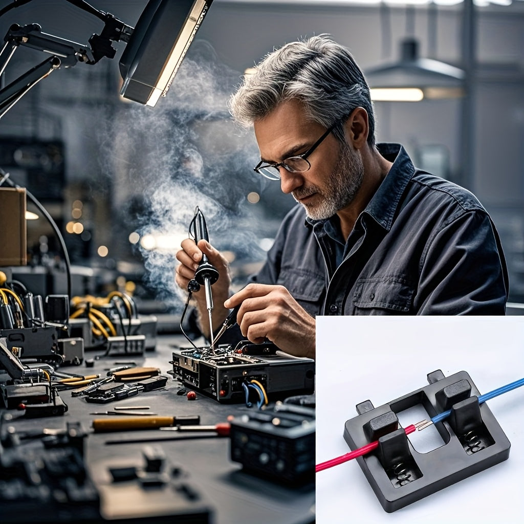 Professional Wire Soldering Clamp Spring-Loaded Adjustable for Electronics Repair