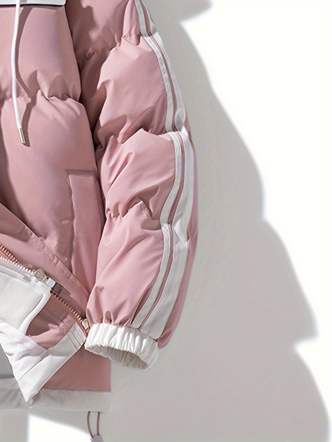 Women's Plus Size Ski Coat Windproof Warm Hooded Puffer Jacket for Autumn Winter