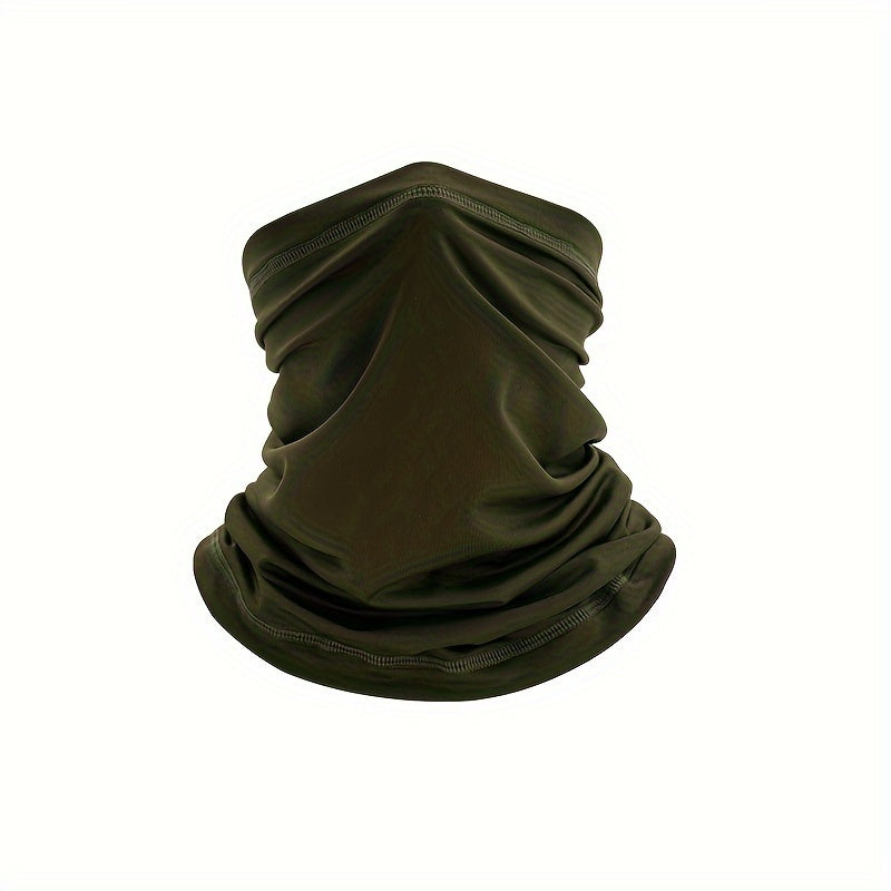 Gaiter facial de cuello reutilizable, transpirable y unisex para motocicleta