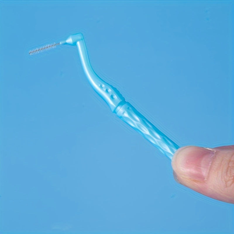 10 dona L-shaklidagi interdental tish cho'tkasi bo'shliq va ortodontik qurilmalarga mos