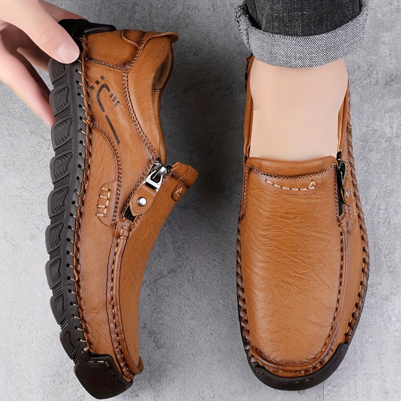 Men's Casual Loafers Non-Slip Rubber Sole Microfiber Synthetic Leather All-Season
