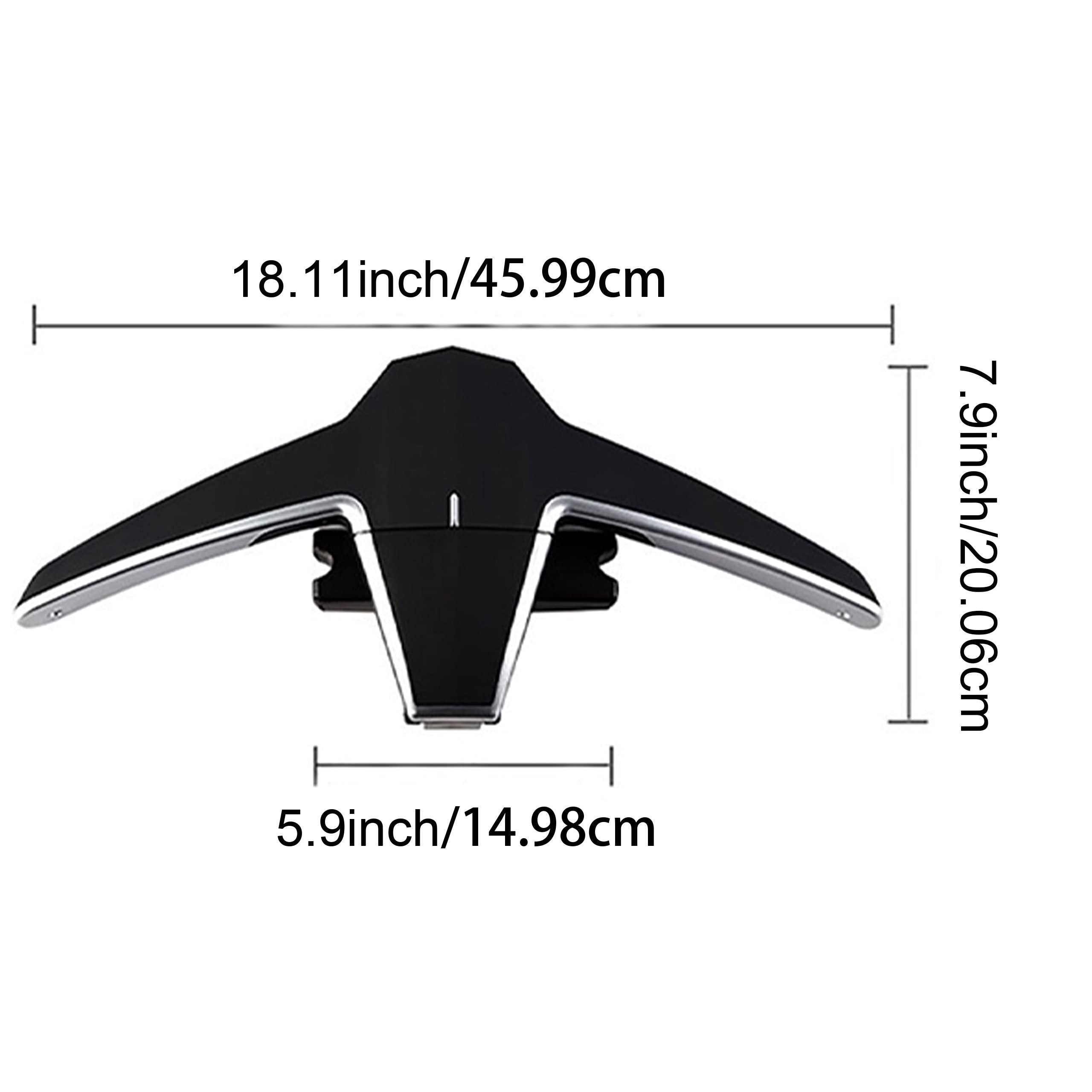 Premium Car Headrest Hanger Black Gray Space-Saving Multi-Functional Storage Easy to Install