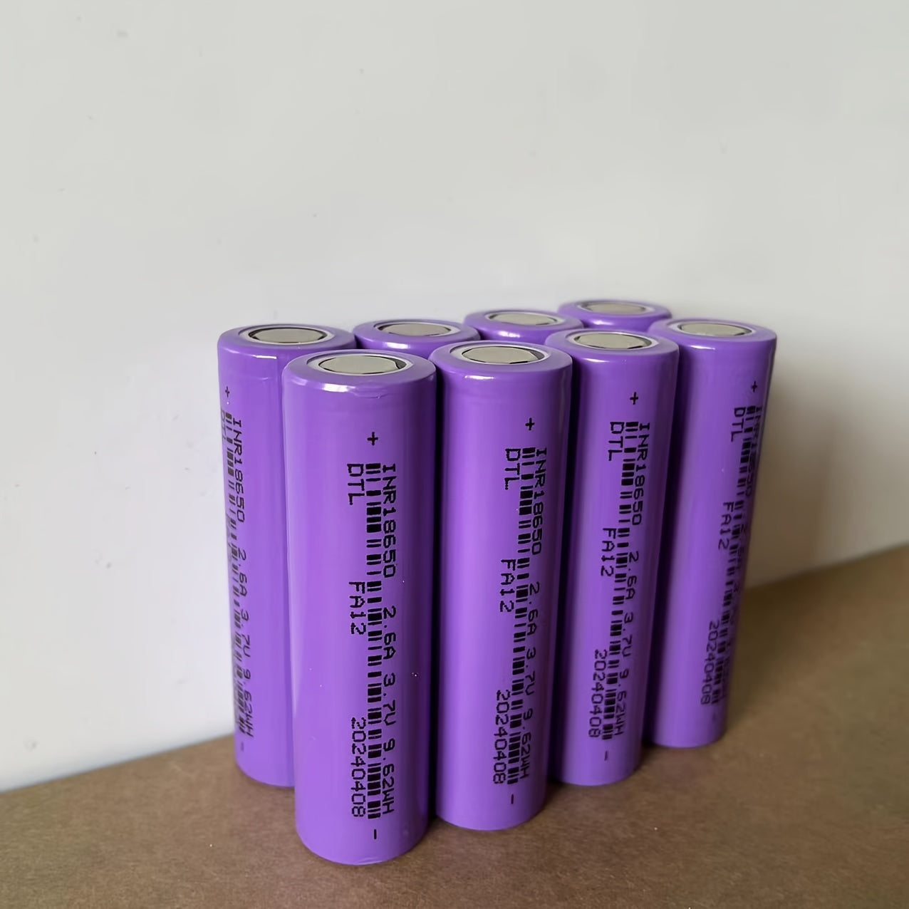 Rechargeable 18650 Lithium Battery 2600mAh Flat Head Long Lasting Power