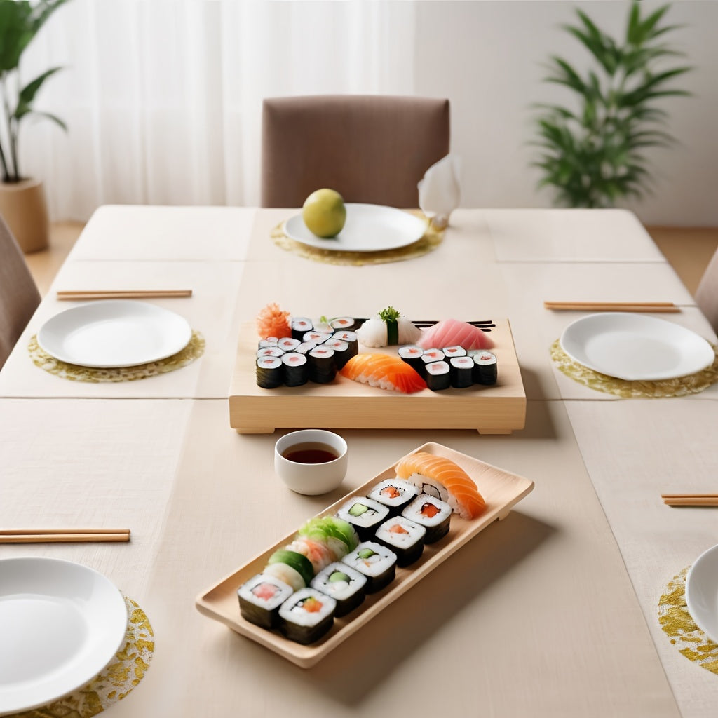 50 dona oltin folga bilan o'ralgan dumaloq stol matoqlar, to'ylar va uy bezaklari uchun