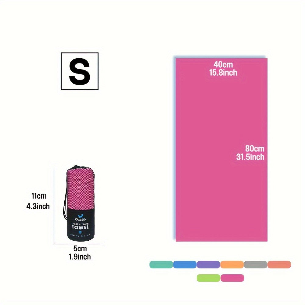 Microfiber Travel Towel Quick Dry Lightweight Sports Beach Hiking Yoga Golf Pickleball