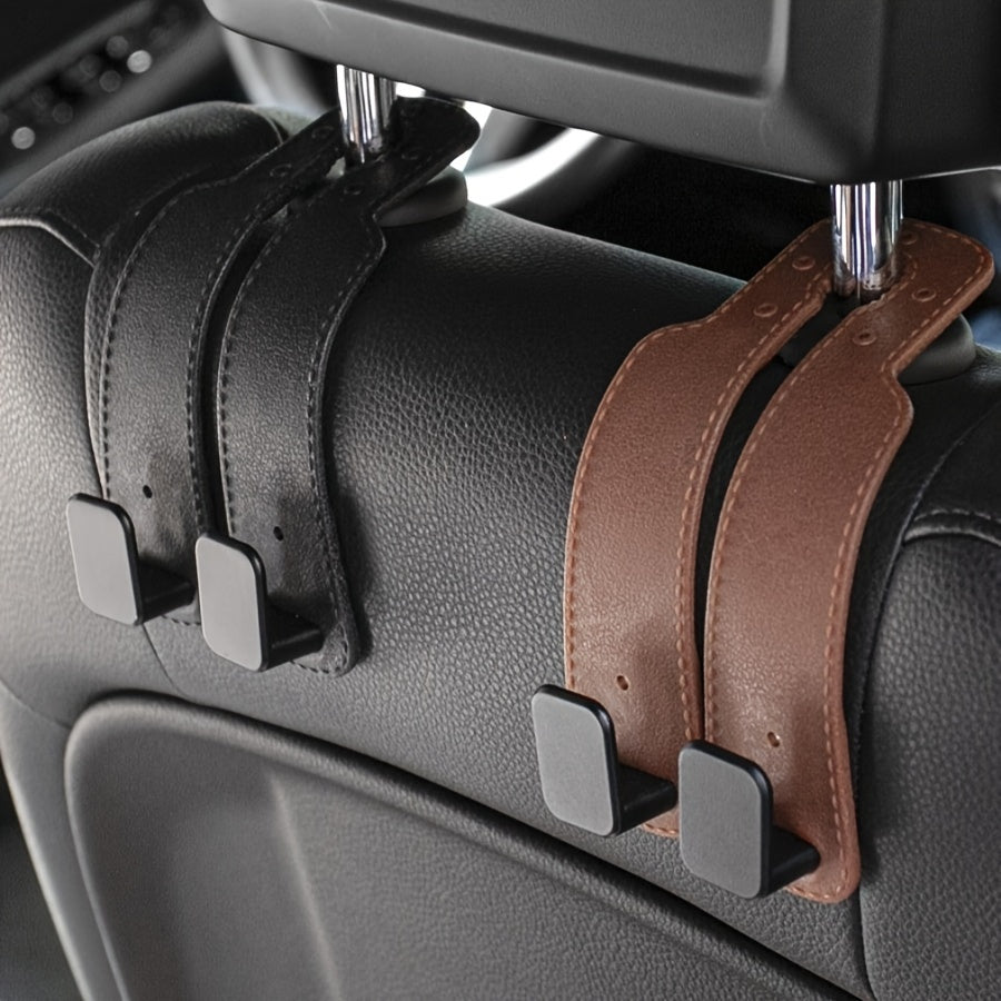 Soporte para teléfono en respaldo de asiento de coche con gancho anticaída, accesorio para el interior del coche