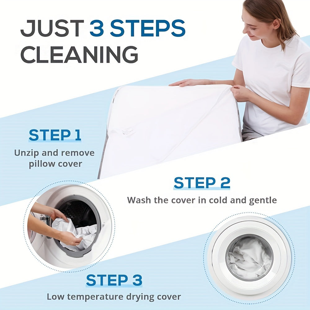 Pregnancy Support Pillow Multi-Functional Body Wedge with Removable Cover