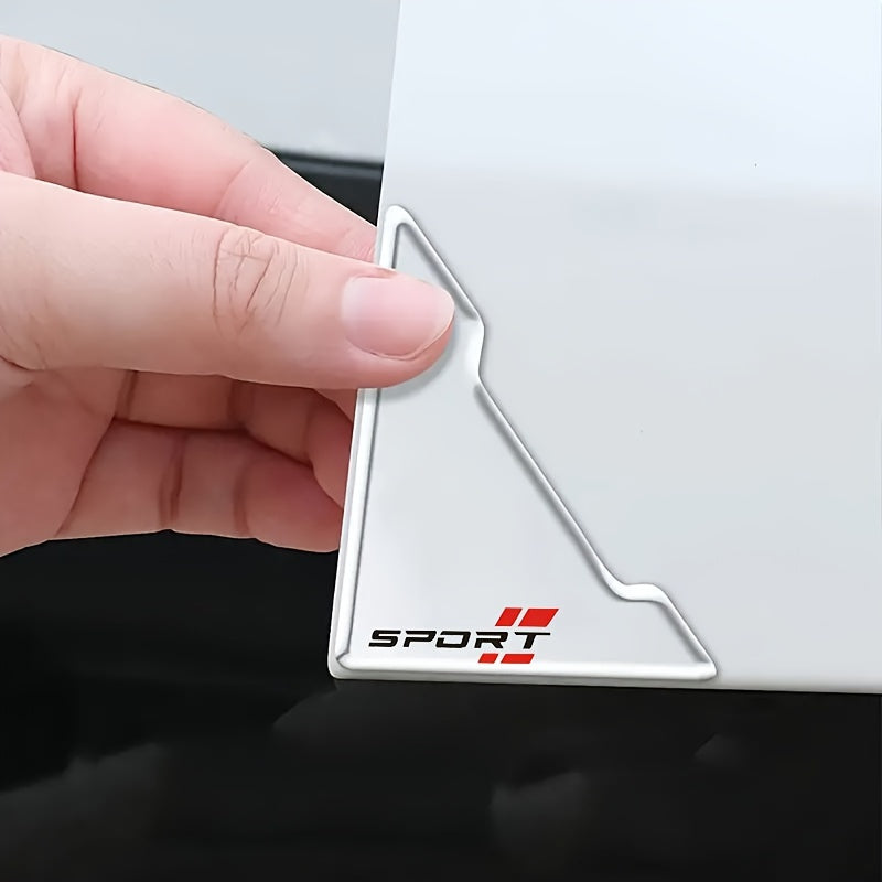 4PCS Universal Clear Silicone Car Door Edge Guards Scratch Protection Door Corner Stickers