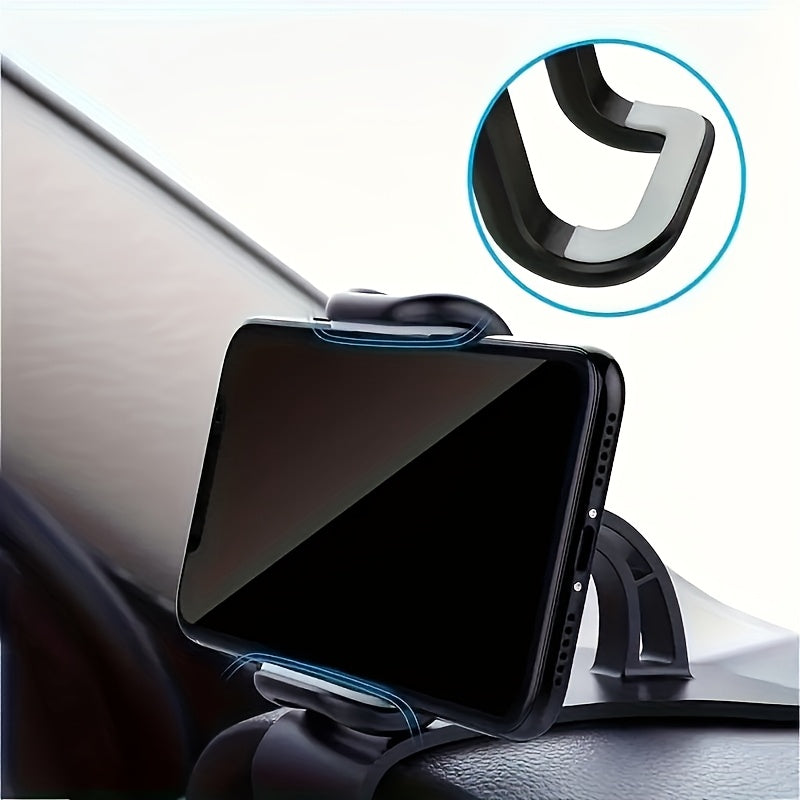 Universal buriladigan avtomobil paneli telefon tutgichi suv o'tkazmaydigan ABS oson o'rnatish